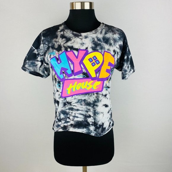 The Hype House Tik Toc Teenage Influencers Mansion Moorpark CA Crop T-Shirt XS - Picture 1 of 10